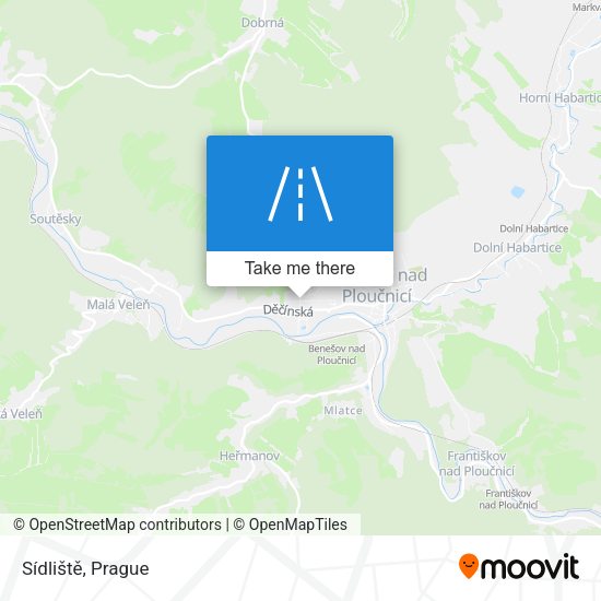 Sídliště map