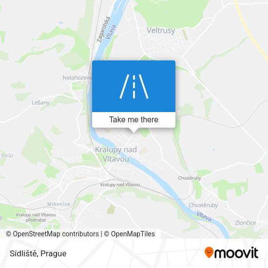 Sídliště map