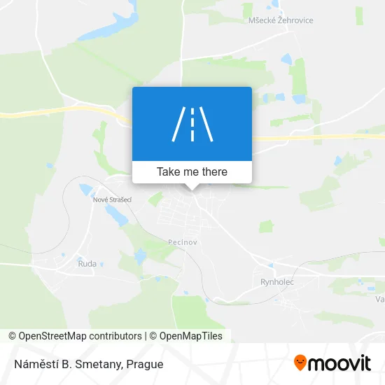 Карта Náměstí B. Smetany