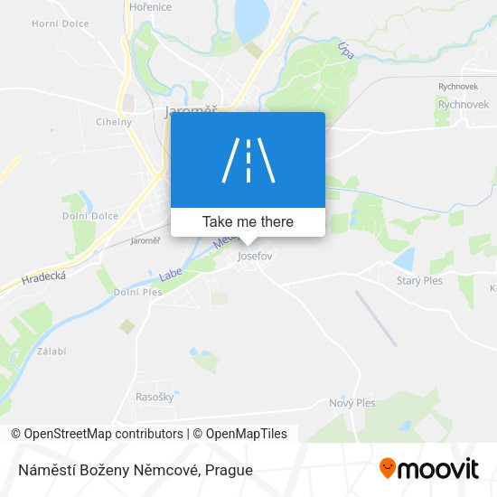 Náměstí Boženy Němcové map