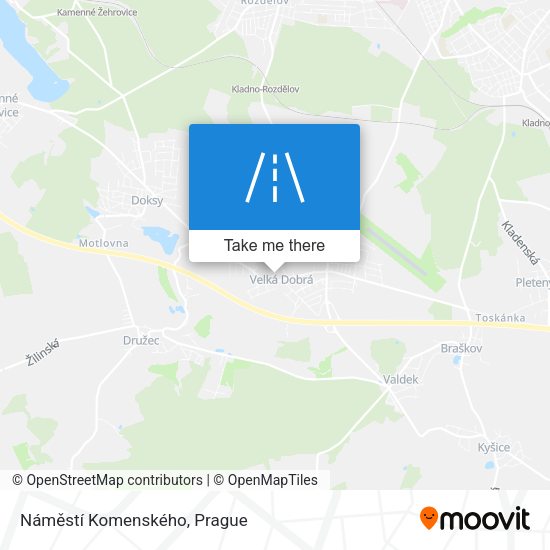 Náměstí Komenského map