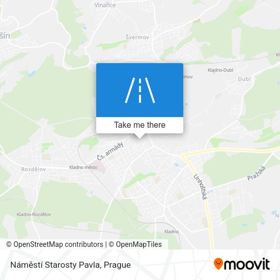 Náměstí Starosty Pavla map
