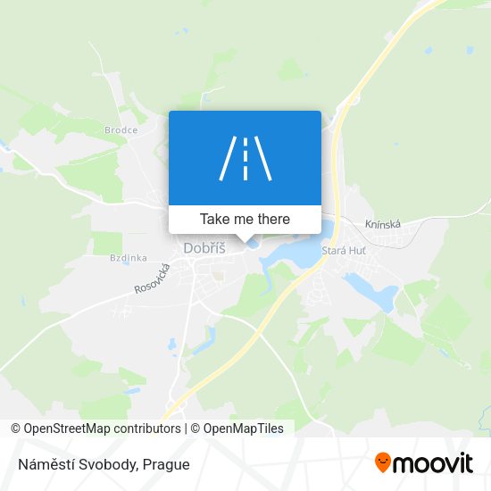 Náměstí Svobody map