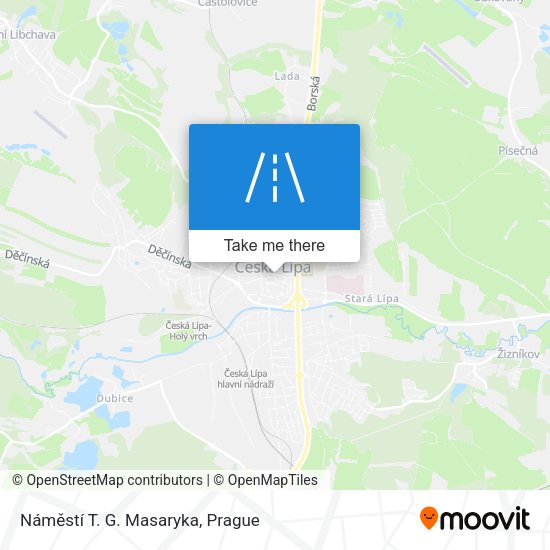Náměstí T. G. Masaryka map