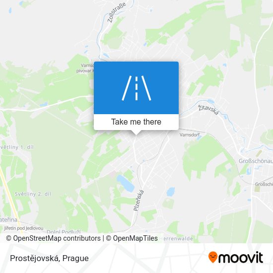 Prostějovská map