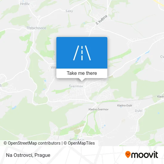 Карта Na Ostrovci