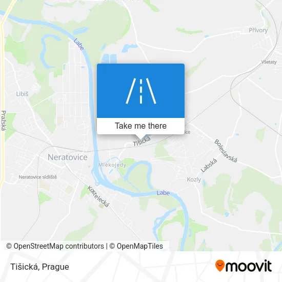 Карта Tišická
