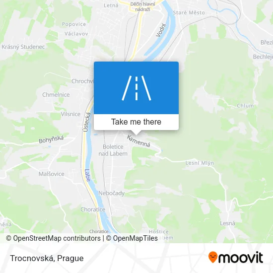 Карта Trocnovská