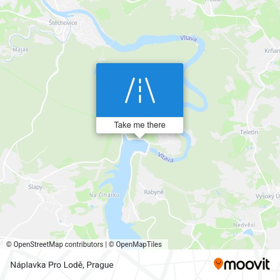 Náplavka Pro Lodě map
