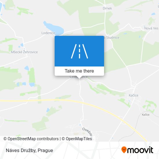 Náves Družby map