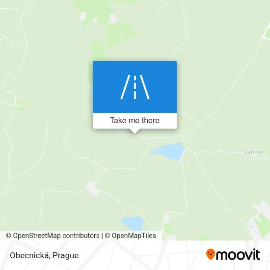 Карта Obecnická