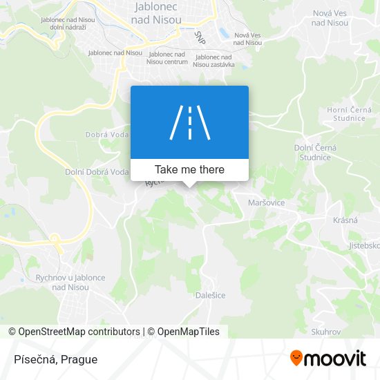 Písečná map
