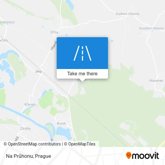 Карта Na Průhonu