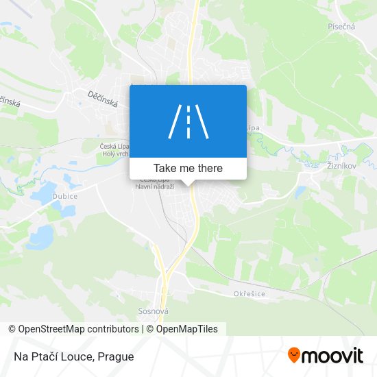 Na Ptačí Louce map