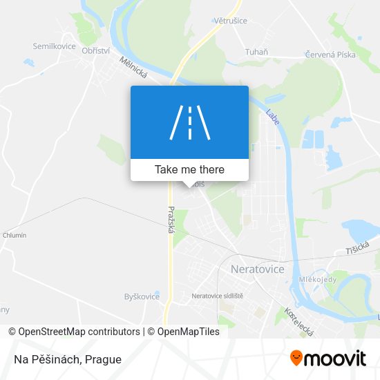 Na Pěšinách map