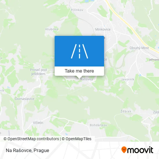 Карта Na Rašovce