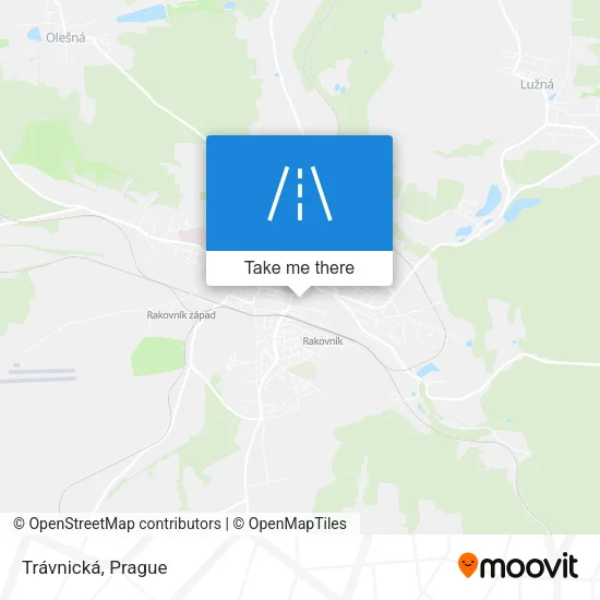 Карта Trávnická
