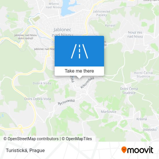 Карта Turistická