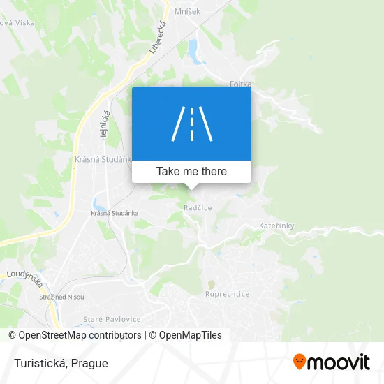 Карта Turistická