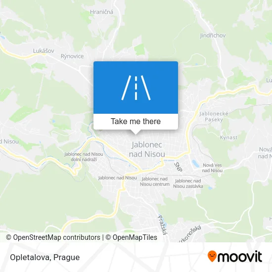 Карта Opletalova