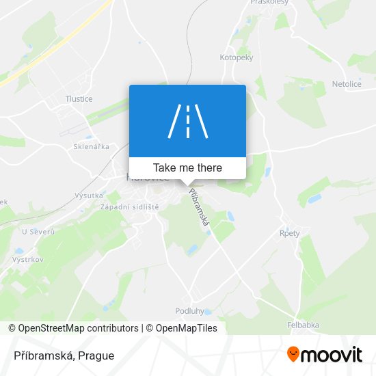 Příbramská map