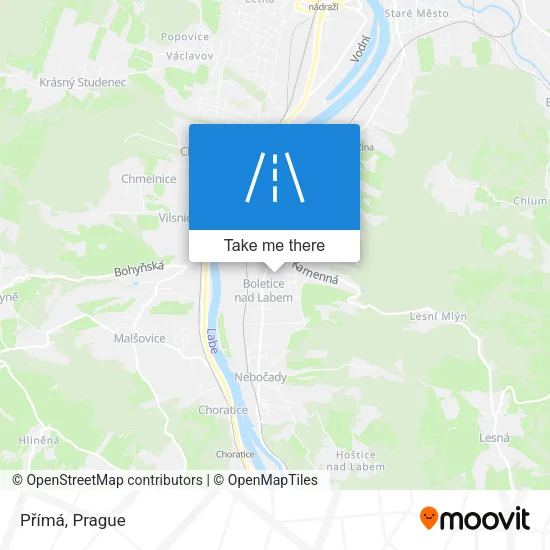 Карта Přímá