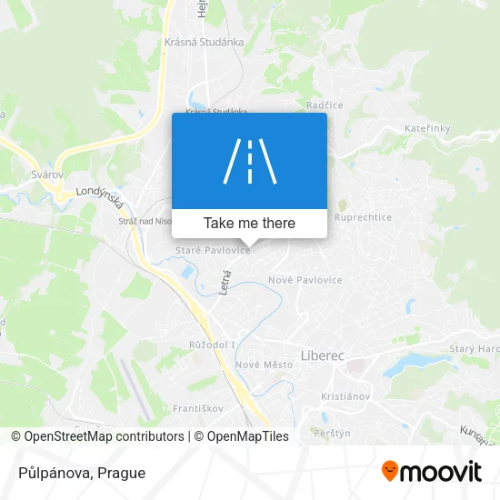 Карта Půlpánova