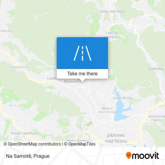 Карта Na Samotě
