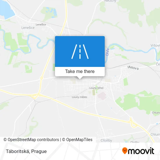 Карта Táboritská