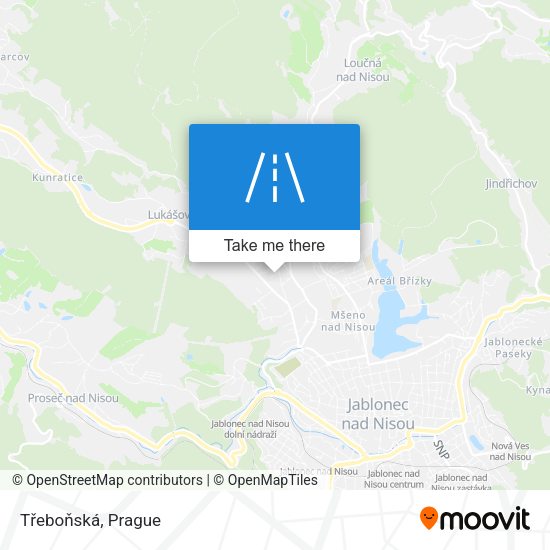 Třeboňská map
