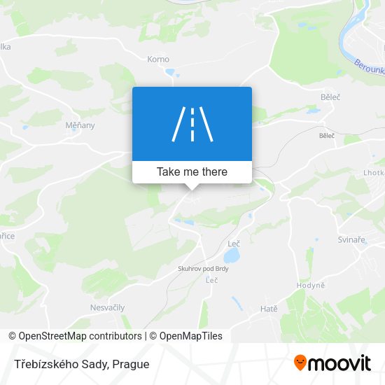 Třebízského Sady map