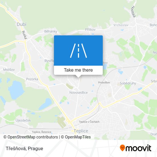 Třešňová map