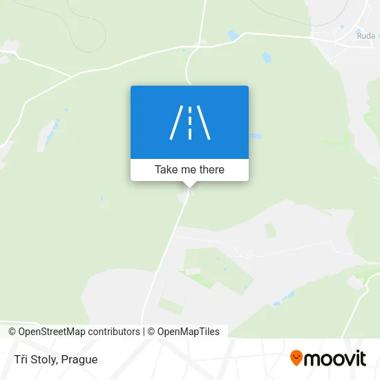 Карта Tři Stoly