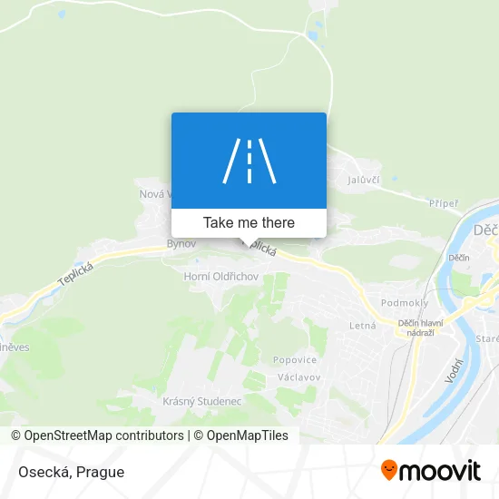 Карта Osecká