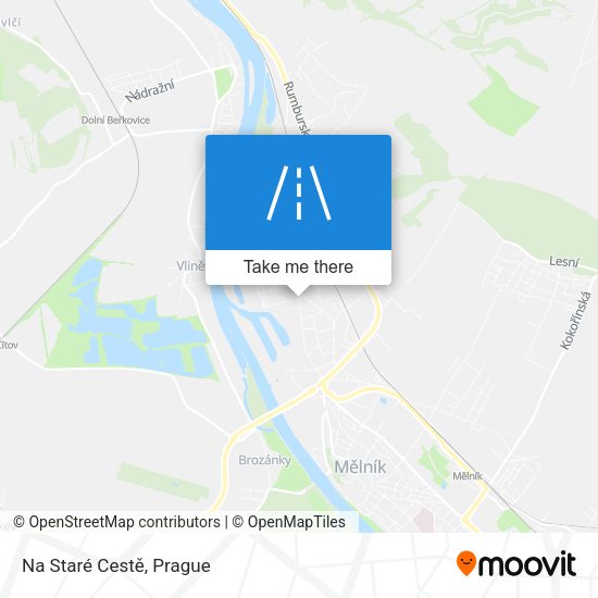 Na Staré Cestě map