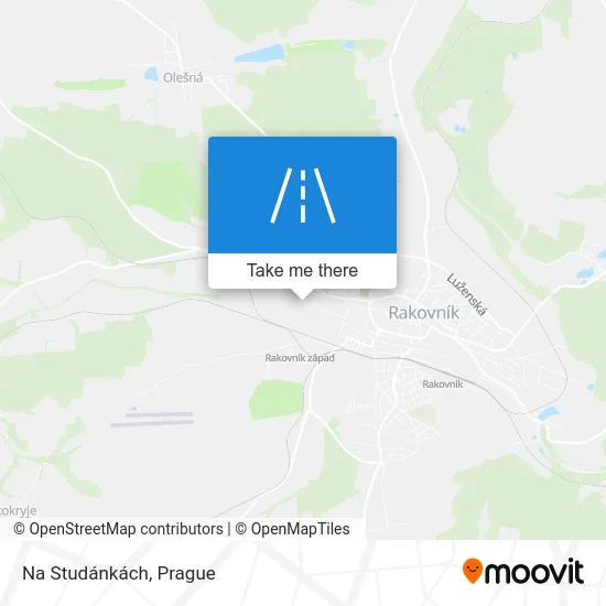 Карта Na Studánkách