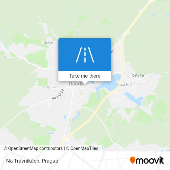 Na Trávníkách map