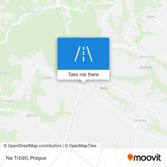 Карта Na Tržišti