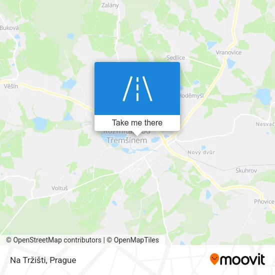 Карта Na Tržišti