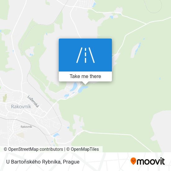 U Bartoňského Rybníka map