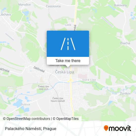Palackého Náměstí map