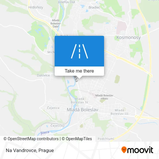 Карта Na Vandrovce