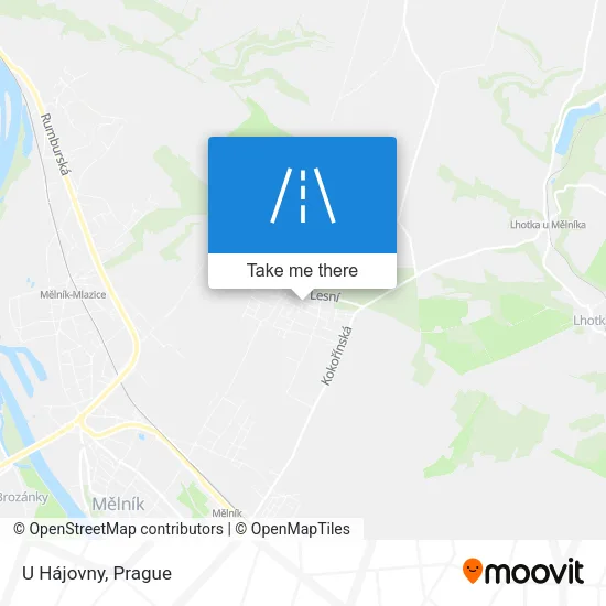Карта U Hájovny