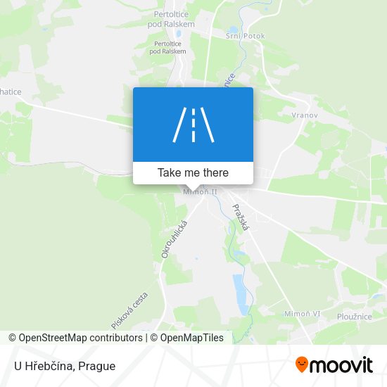 U Hřebčína map