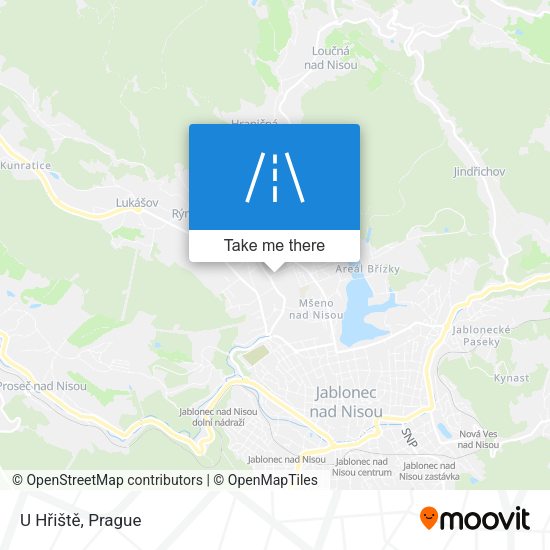 U Hřiště map