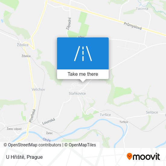 U Hřiště map