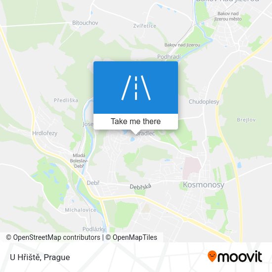 U Hřiště map