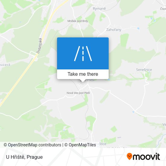 U Hřiště map