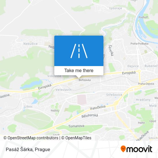 Pasáž Šárka map