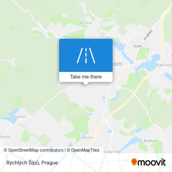 Rychlých Šípů map